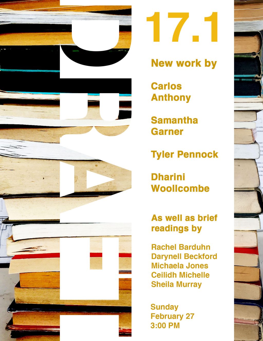 Draft Reading Series: Draft 17.1&nbsp;!